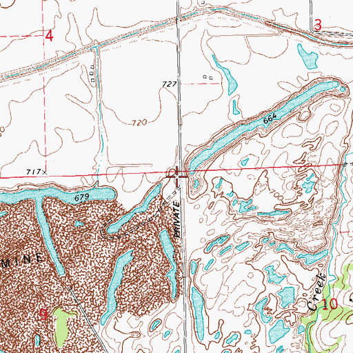 Topographic Map of McCutcheon School (historical), IL
