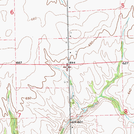 Topographic Map of Pleasant Hill School (historical), IL