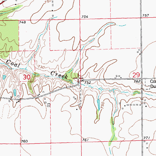 Topographic Map of Retreat School (historical), IL