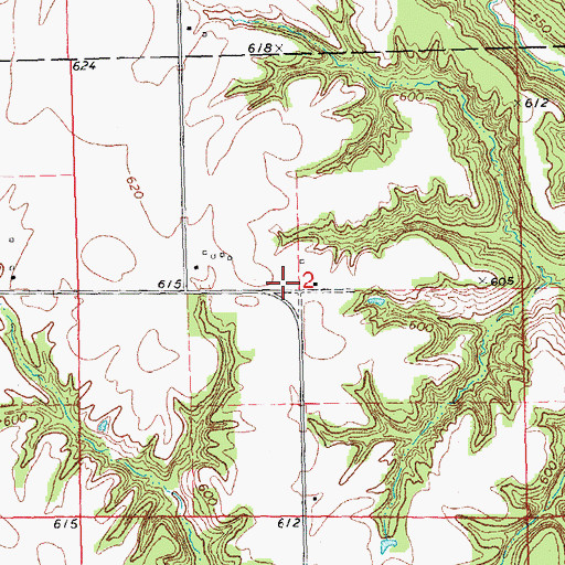 Topographic Map of Williams School (historical), IL
