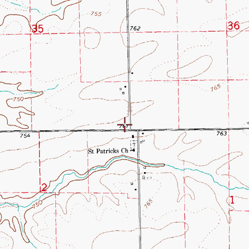 Topographic Map of Barry School (historical), IL