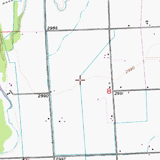 Topographic Map of Yellowstone County, MT