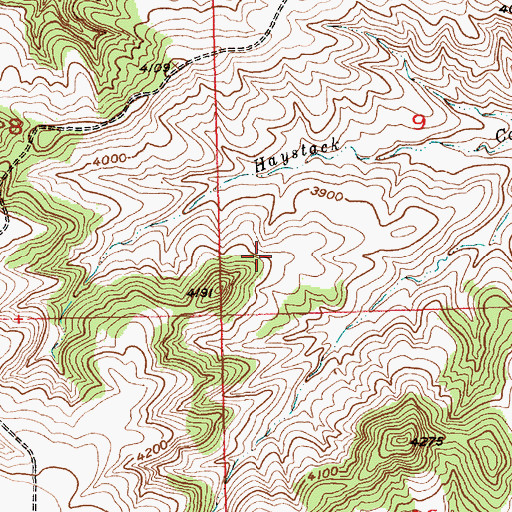 Topographic Map of Stillwater County, MT