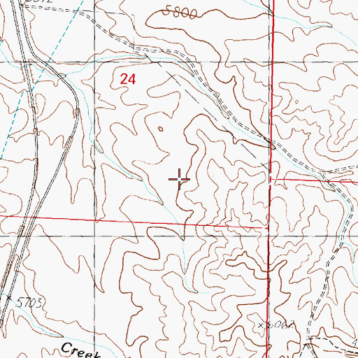 Topographic Map of Silver Bow County, MT