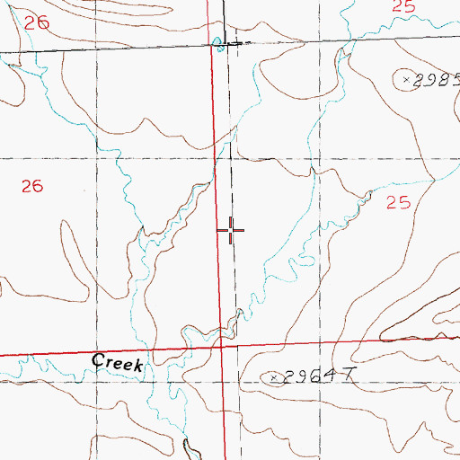 Topographic Map of Petroleum County, MT