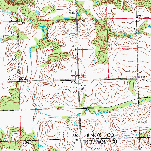 Topographic Map of Slough Island School (historical), IL