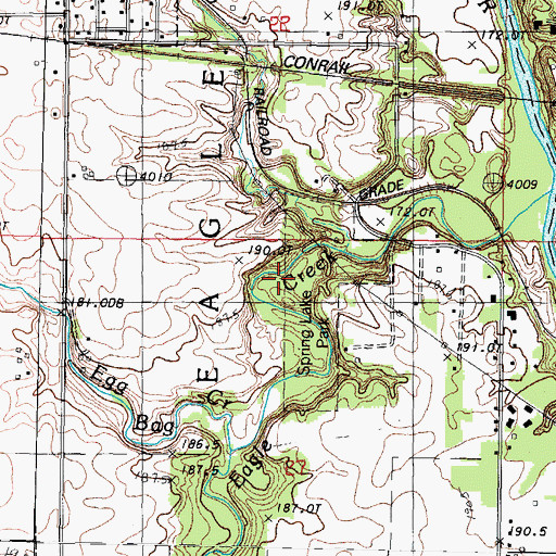 Topographic Map of Spring Lake Park, IL