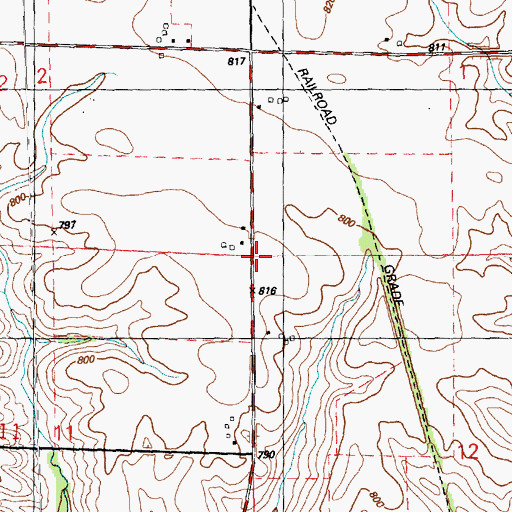 Topographic Map of Mount Pleasant School (historical), IL
