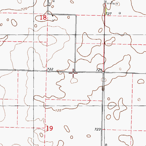 Topographic Map of Black School (historical), IL