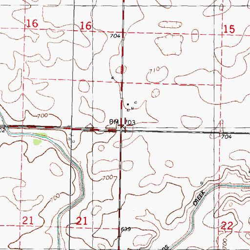 Topographic Map of Lincoln School (historical), IL