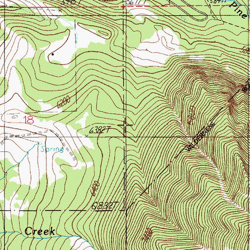 Topographic Map of Park County, MT