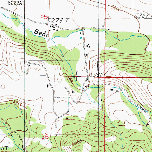 Topographic Map of Gallatin County, MT