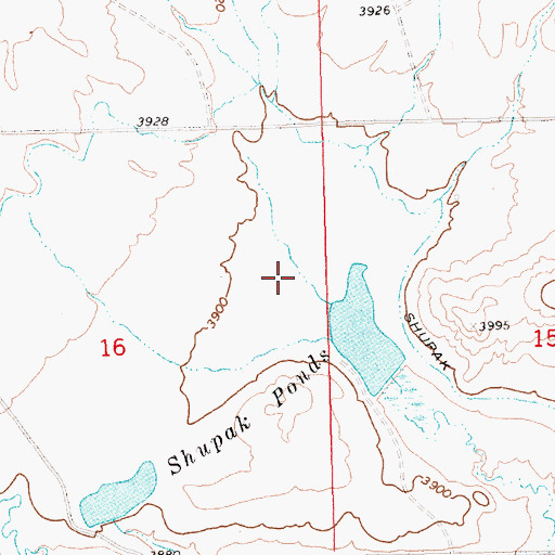 Topographic Map of Carbon County, MT