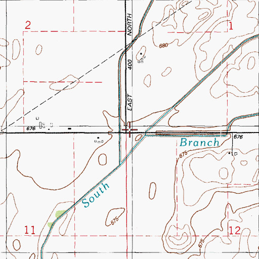 Topographic Map of Jackson School (historical), IL