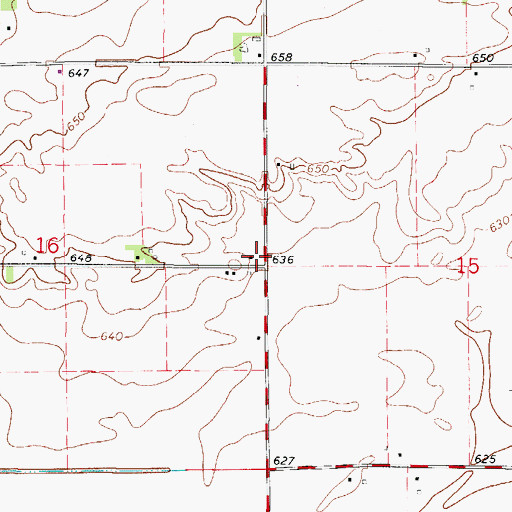 Topographic Map of Lake School (historical), IL