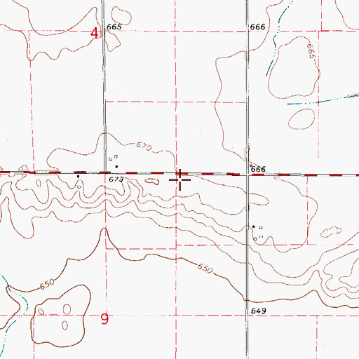 Topographic Map of Lambert School (historical), IL