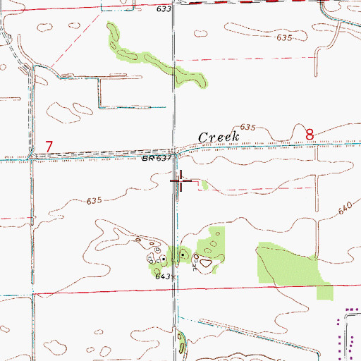 Topographic Map of Mathers School (historical), IL