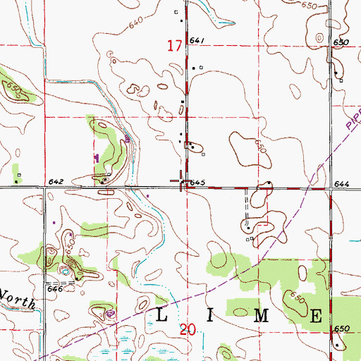 Topographic Map of Rathmann School (historical), IL