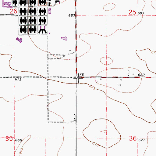 Topographic Map of Suprenaut School (historical), IL