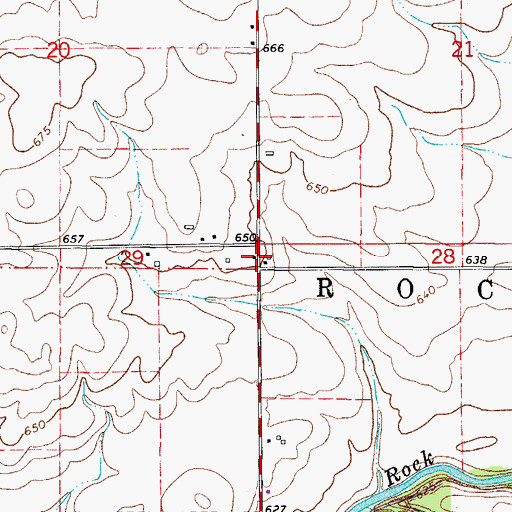 Topographic Map of Taylor School (historical), IL