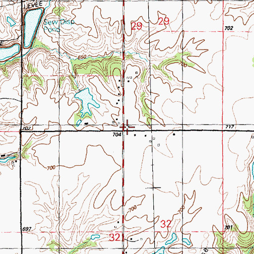 Topographic Map of Kimmel School (historical), IL