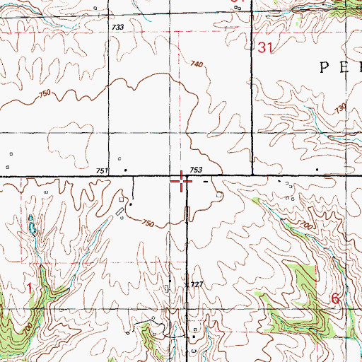 Topographic Map of Lee School (historical), IL