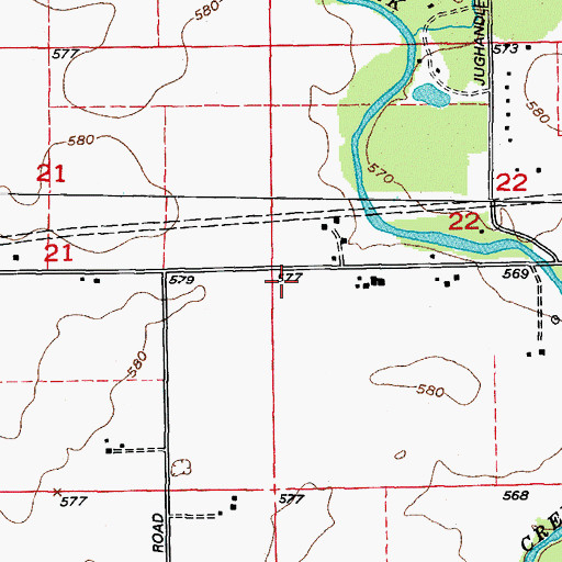 Topographic Map of Bell School (historical), IL