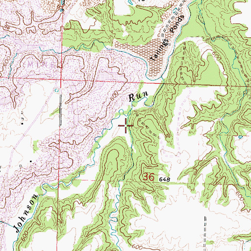 Topographic Map of Crow Hollow, IL