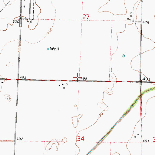 Topographic Map of Union School (historical), IL
