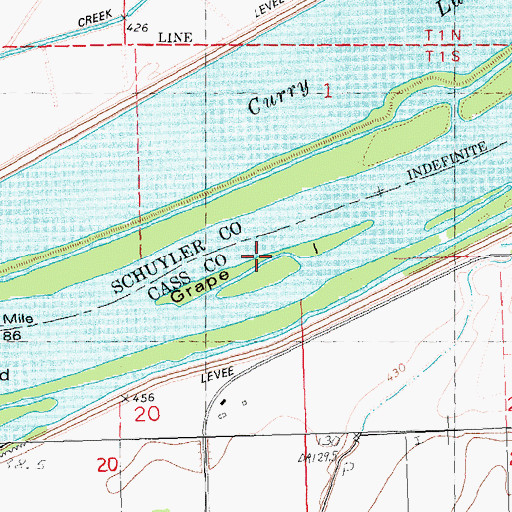 Topographic Map of Grape Island, IL