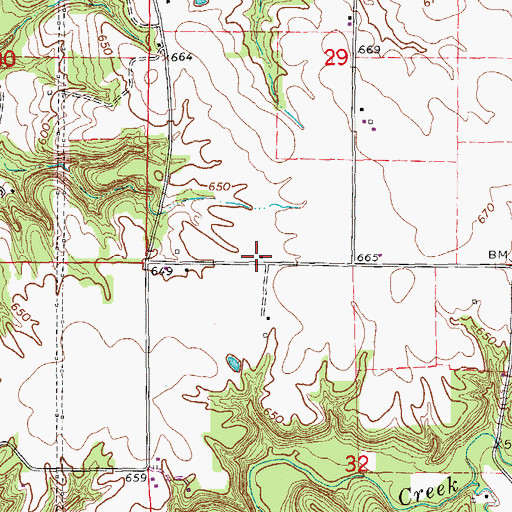Topographic Map of Gibralter School (historical), IL
