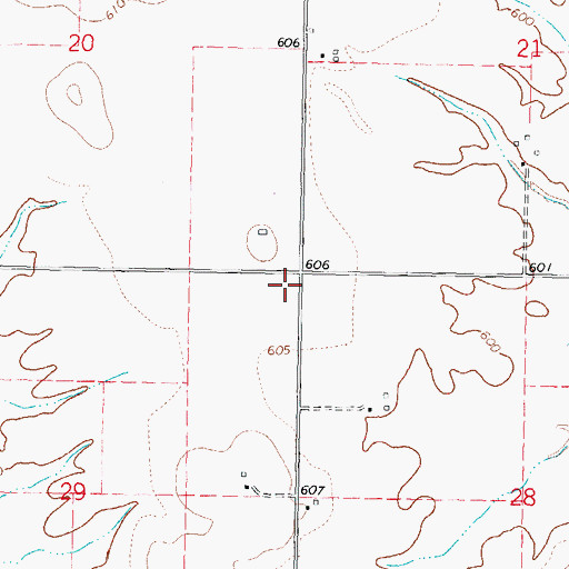 Topographic Map of Superior School (historical), IL
