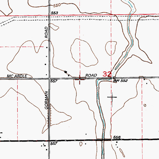 Topographic Map of Robinson School (historical), IL