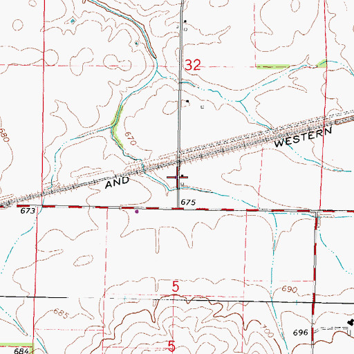 Topographic Map of Chapin, IL