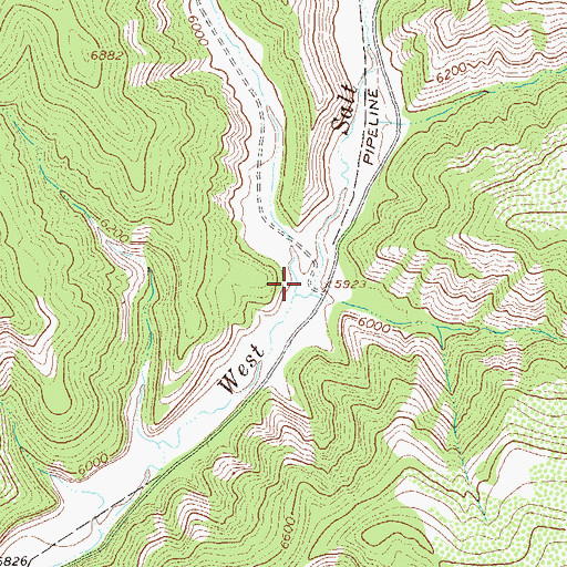 Topographic Map of West Canyon, CO