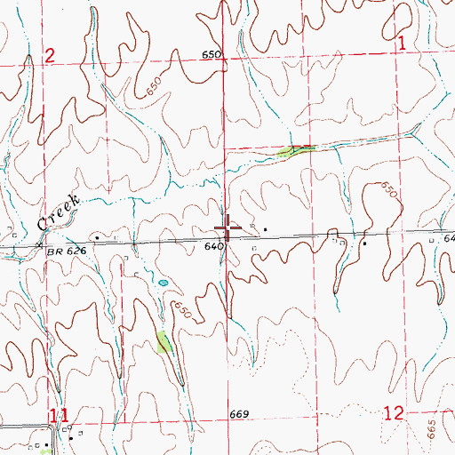 Topographic Map of Crown Point School (historical), IL