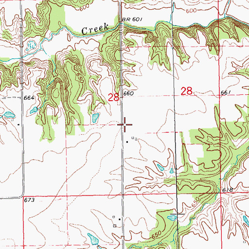 Topographic Map of Runkle School (historical), IL
