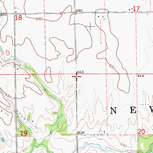 Topographic Map of Yokum School (historical), IL