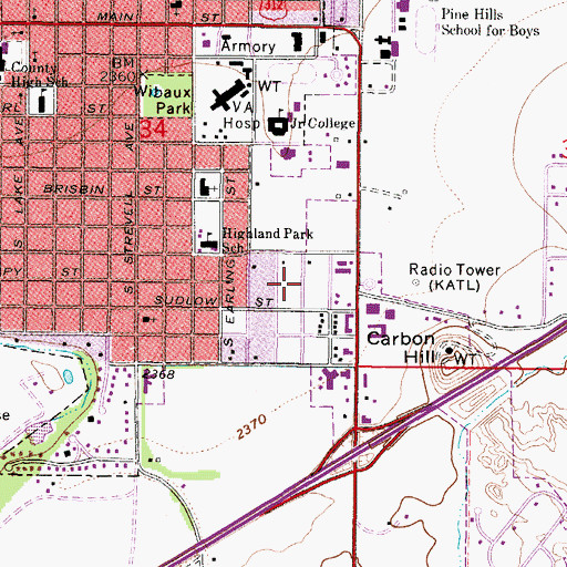 Topographic Map of The Church of Jesus Christ of Latter Day Saints, MT