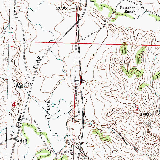 Topographic Map of Bob, MT