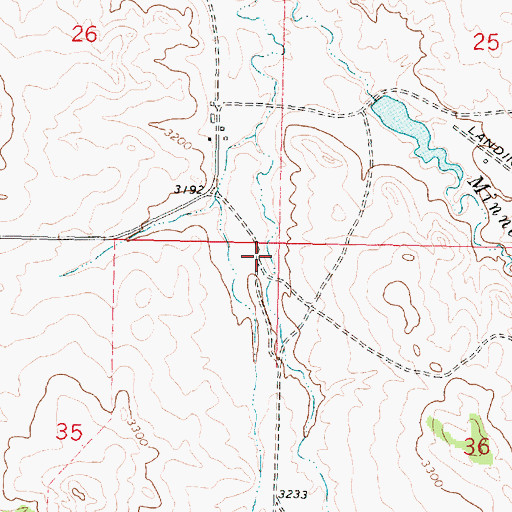 Topographic Map of Lackey School (historical), MT