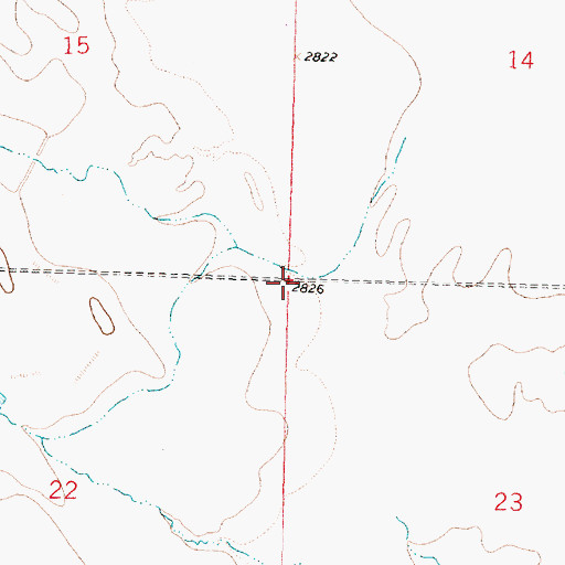 Topographic Map of Lake View School (historical), MT