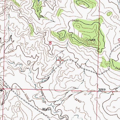 Topographic Map of Movius School (historical), MT