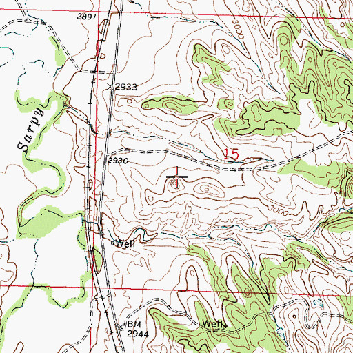Topographic Map of Wheelock School (historical), MT