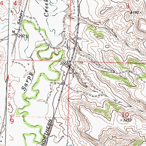 Topographic Map of Rumsey Post Office (historical), MT