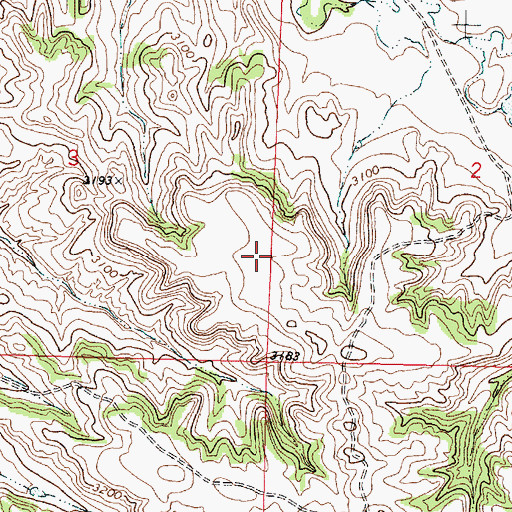 Topographic Map of Dick Post Office (historical), MT