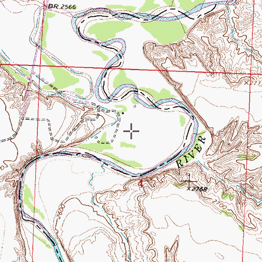 Topographic Map of Weede Post Office (historical), MT