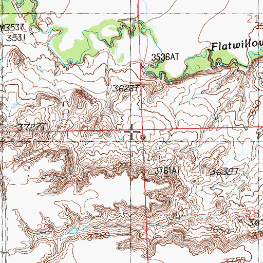 Topographic Map of Rung School (historical), MT