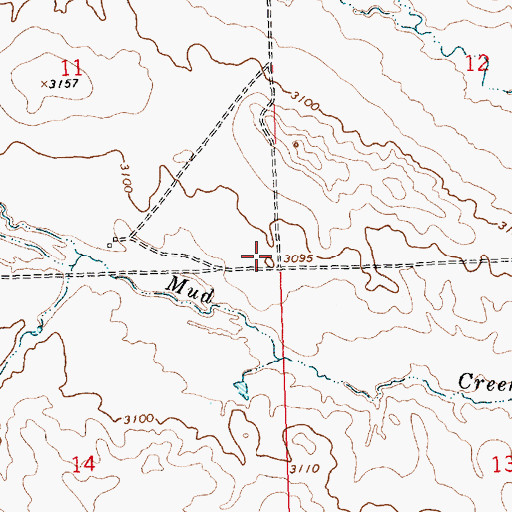 Topographic Map of Kocer School (historical), MT