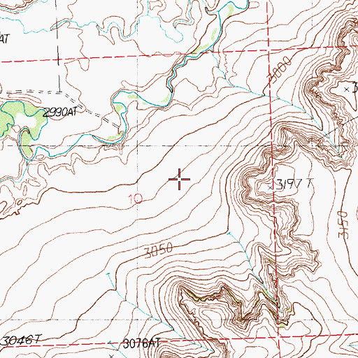 Topographic Map of Bachman School (historical), MT
